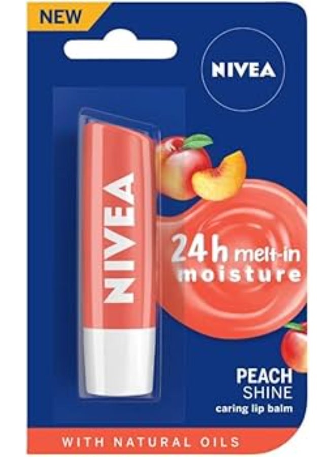 نيفيا بلسم الشفاه المرطب من نيفيا رقم 4 بنكهة الكرز والخوخ (عبوة من قطعتين، 9.6 جرام) - Image 4